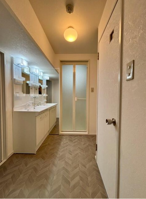 洗面設備　ネオアージュ土佐堀　洗面所