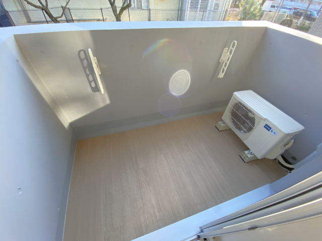 バルコニー　実際のお部屋の写真です。