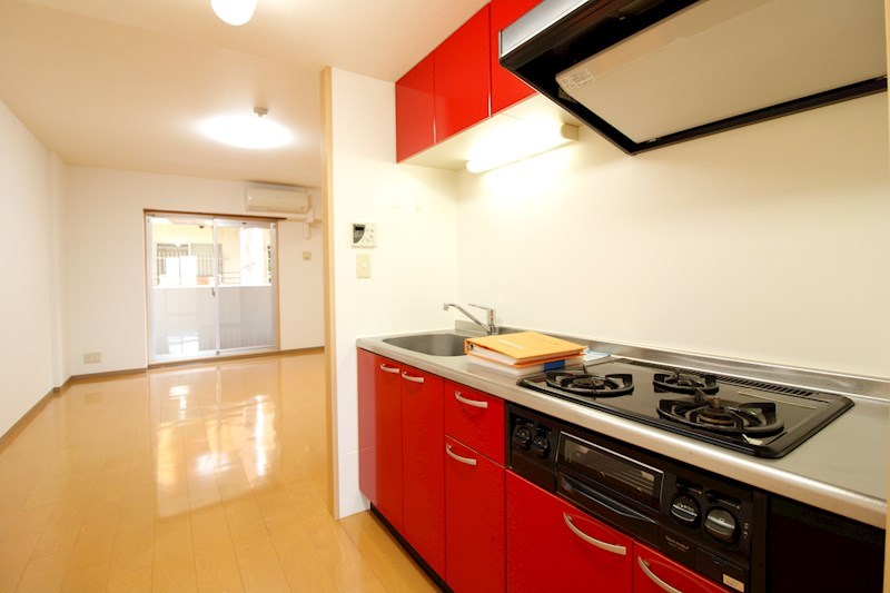 キッチン　ガスコンロ付きシステムキッチン