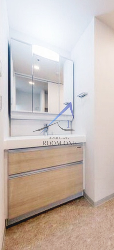 洗面設備　洗面台です。