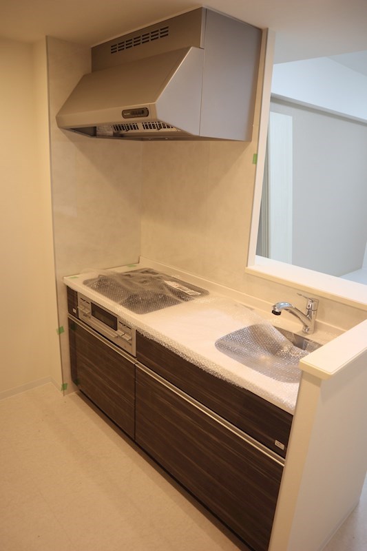 キッチン　人気のカウンターキッチン、サイズL＝1650