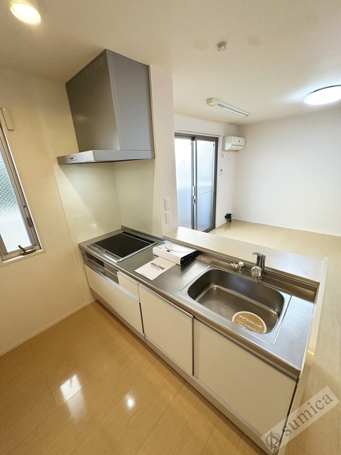 キッチン　３口ＩＨシステムキッチン・お料理もグレードアップ♪