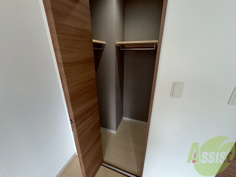 収納　洋室にはクローゼットがあるのですっきり片付きそうです。