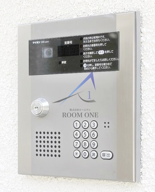 セキュリティ　モニター付きインターホンです。