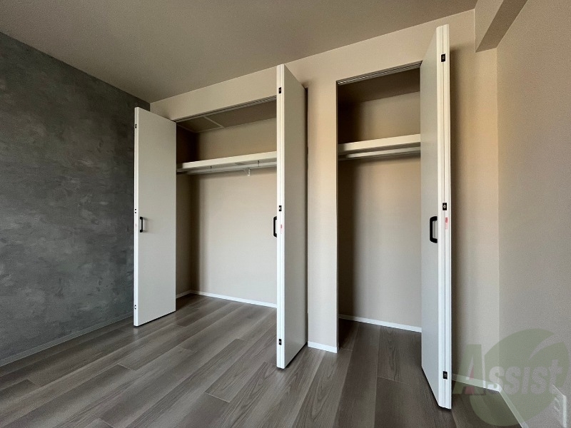 収納　収納もバッチリあるのでお部屋が片付きますよ！