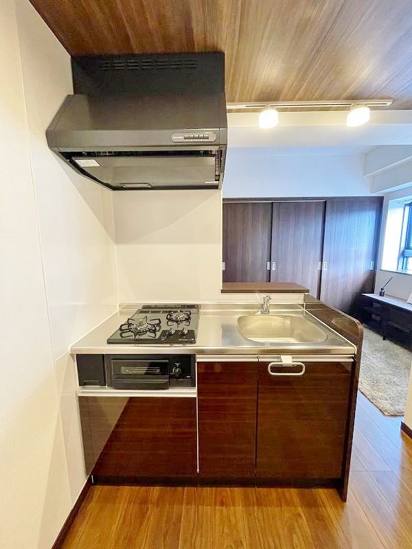 キッチン　★システムキッチングリル付き/２口コンロ★