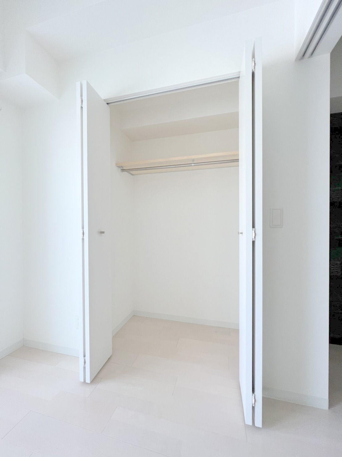 収納　衣類の収納に便利なクローゼットが付いています！