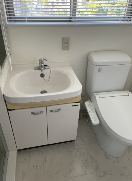 洗面設備　2004年竣工　ベルファース東麻布：洗面台