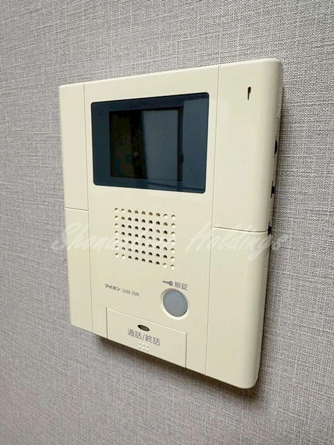 セキュリティ　モニタ付きインターホンで安心♪