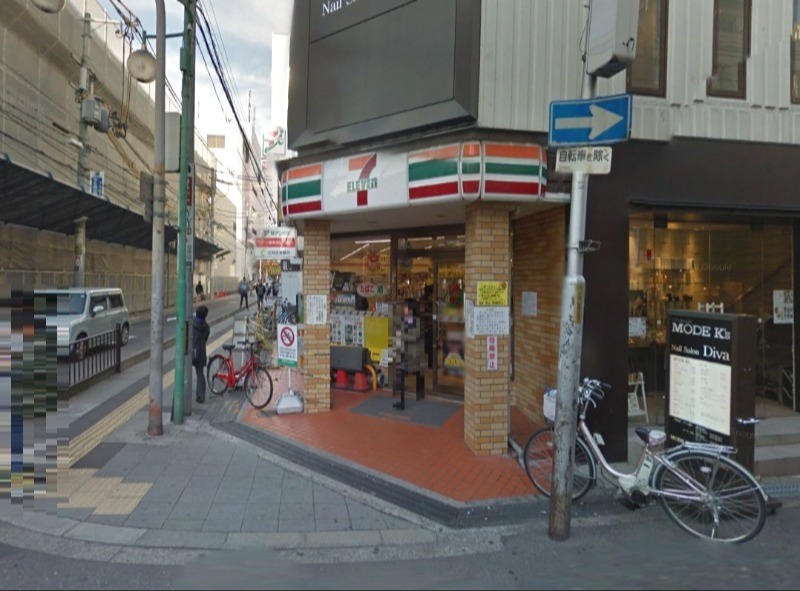 コンビニ　セブン-イレブン高槻高槻町店（コンビニ）まで170m