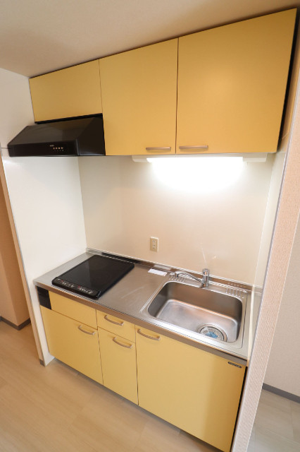 キッチン　2口コンロで料理も捗ります