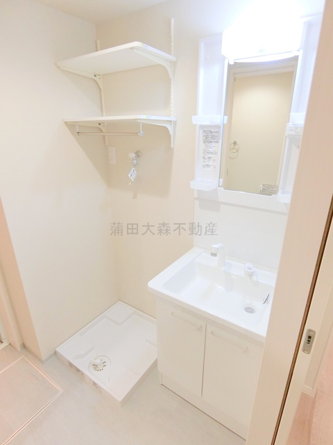 洗面設備　洗面脱衣所　独立洗面台　室内洗濯機置き場