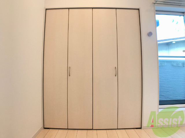 収納　クローゼットがありました。お洋服や荷物はここへ