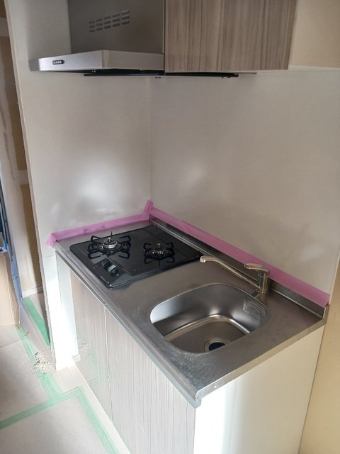 キッチン　建築中
