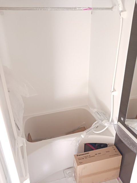 バス・シャワールーム　建築中