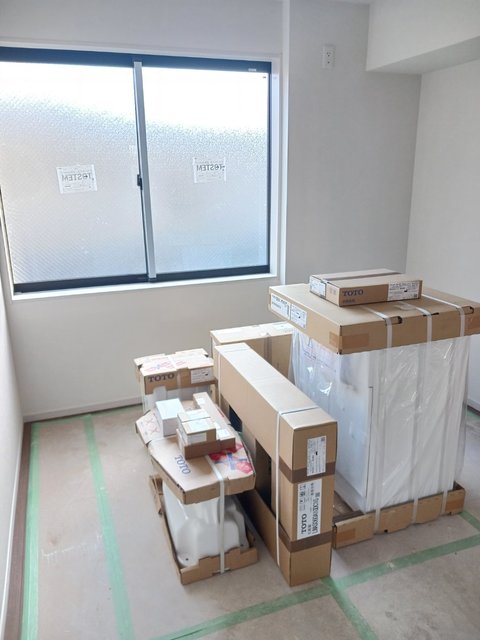 居室・リビング　建築中