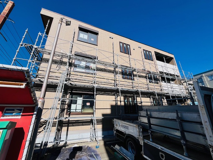 建物外観　建築中