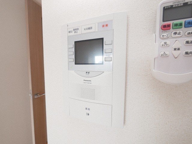 セキュリティ　モニター付きインターホンです