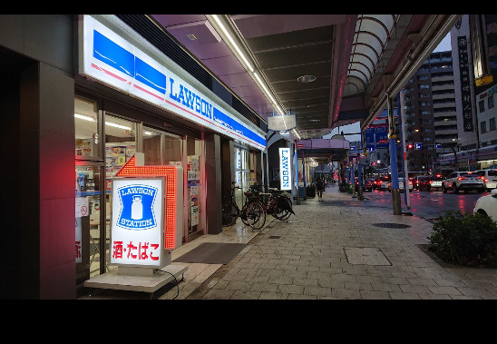 コンビニ　ローソン 松屋町北店（コンビニ）まで158m
