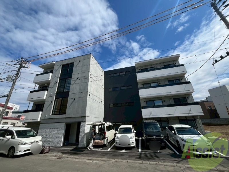 建物外観　札幌市中央区北１３条「仮）ラ・シュエット桑園」