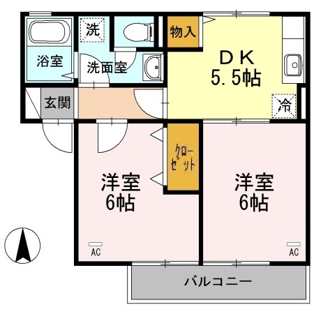SEJOUR KIKKAWAの間取り写真