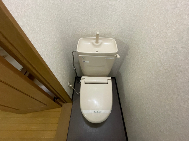 函館市電湯川線 五稜郭公園前駅 徒歩20分 2階建 築27年のトイレ写真