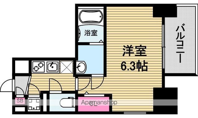 エスリード松屋町グレイスの間取り写真
