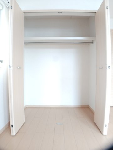 収納　たっぷりとした収納スペースです