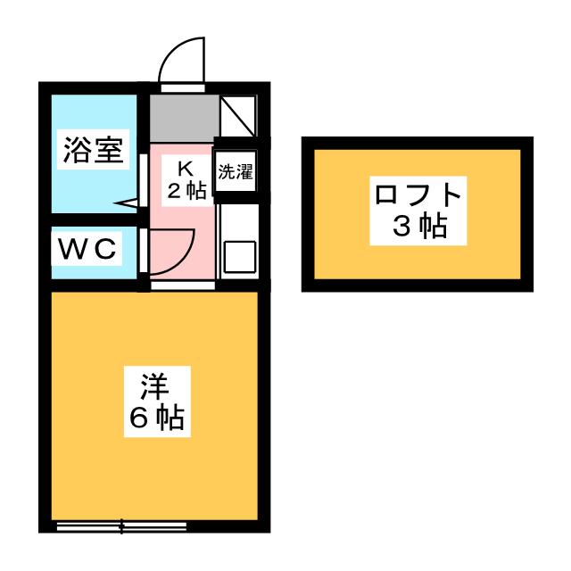 峰岸ハイツの間取り写真