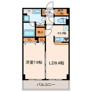 ＪＲ総武線 新小岩駅 徒歩20分 9階建 築14年の間取り写真