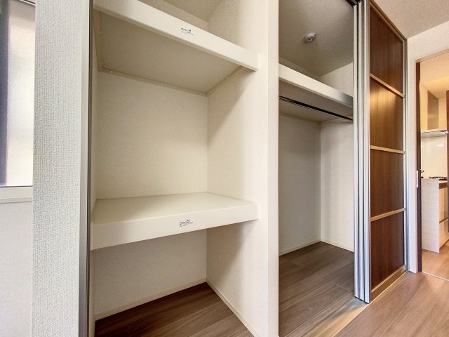 収納　掲載写真は空室の別部屋を掲載しております。実際のお部屋と仕様