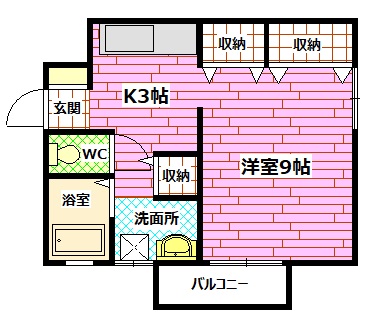 メゾンさつきの間取り写真