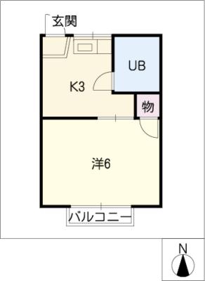 ビレッジあせびの間取り写真