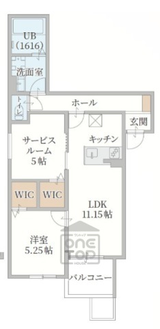 ＪＲおおさか東線 城北公園通駅 徒歩13分 3階建 築1年の間取り写真