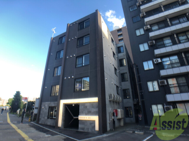建物外観　札幌市中央区南五条東「ユーゴーズＳ５」