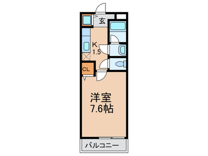 フジパレス弓削の間取り写真