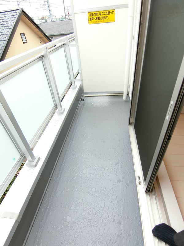 バルコニー　広々としたバルコニーです