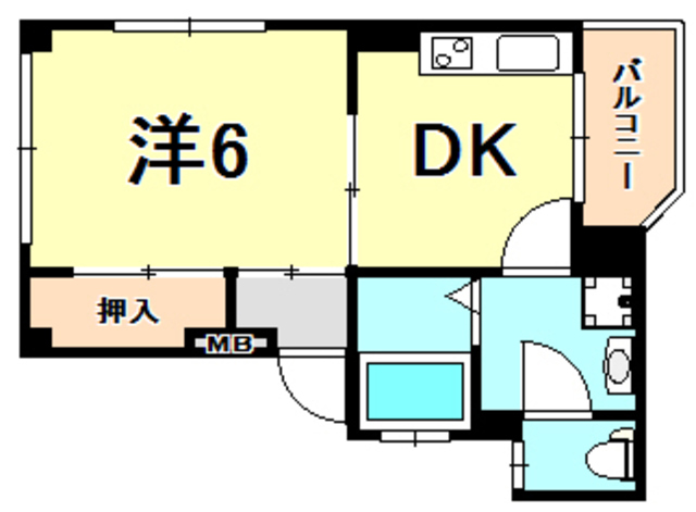 品川第6マンションの間取り写真