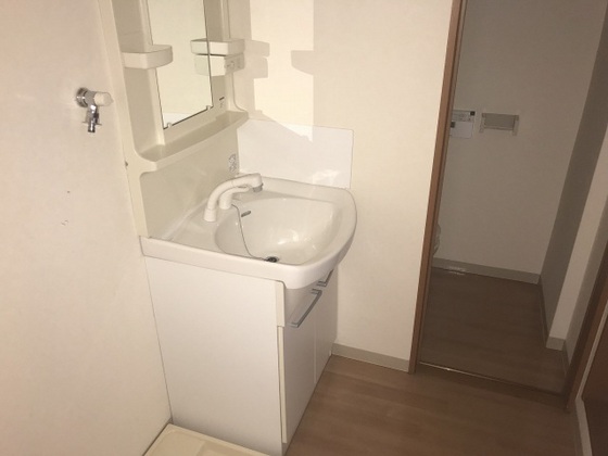 洗面設備　他号室のお写真です