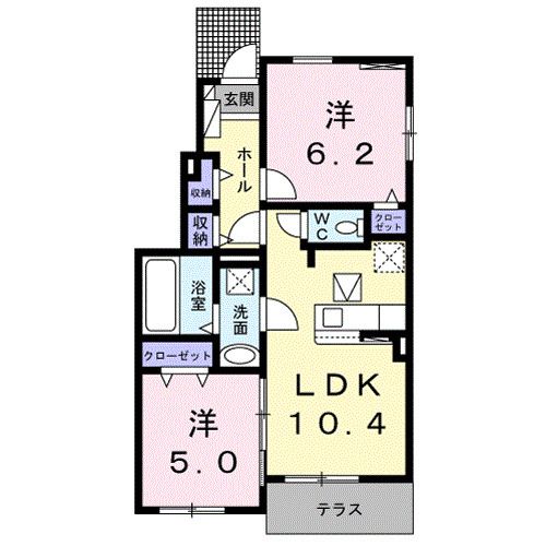 メイプルパティオの間取り写真