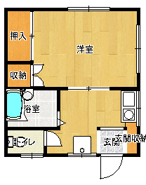 足立区北加平町のマンションの間取り