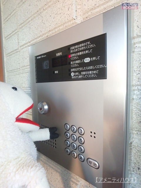 エントランス　●オートロック完備のエントランス。