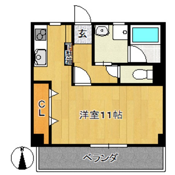 メゾンパルクノールの間取り