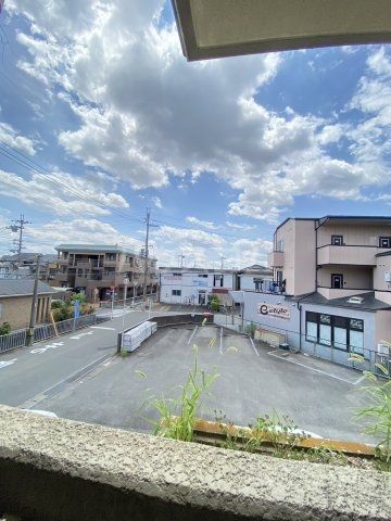 【京都市西京区桂千代原町のマンションの眺望】