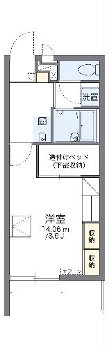 レオパレス屋形の間取り