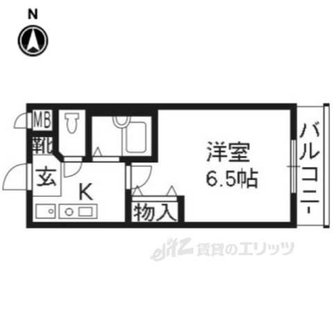 プレサンス京都烏丸御池の間取り