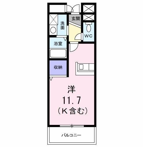 松戸市大谷口のマンションの間取り