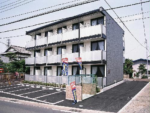 【レオパレスハーベストステージの建物外観】