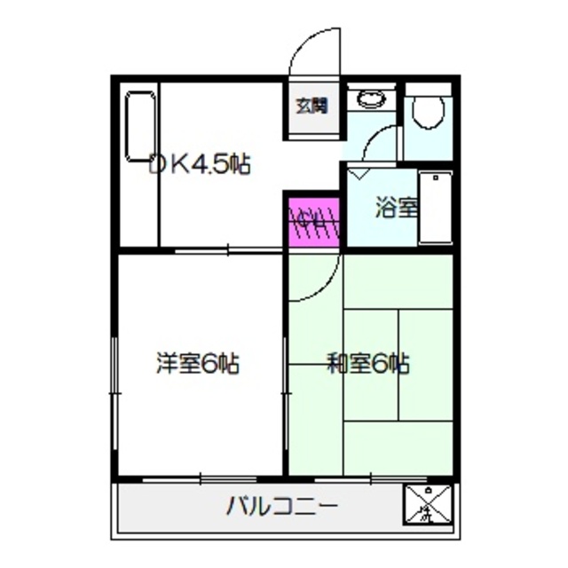 第6渡部ビルの間取り