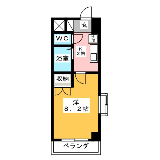 クレール中島の間取り